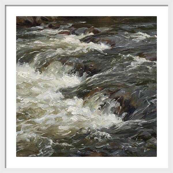 Raging White Water Rapids