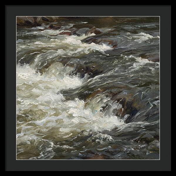 Raging White Water Rapids