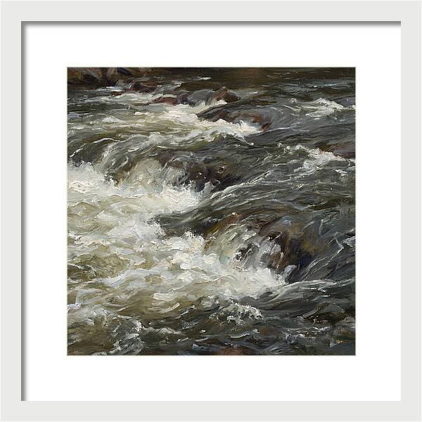 Raging White Water Rapids