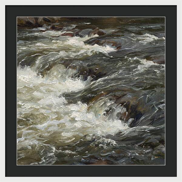 Raging White Water Rapids