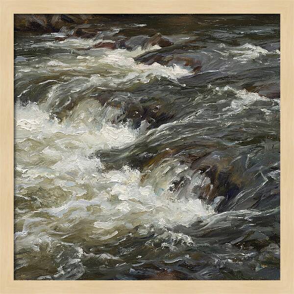 Raging White Water Rapids