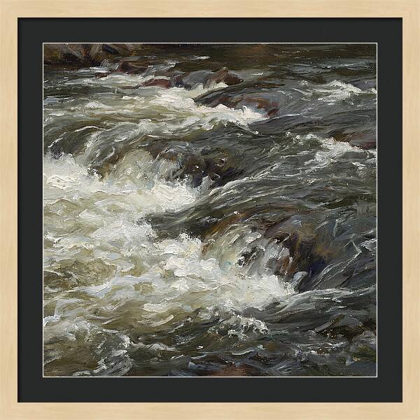 Raging White Water Rapids