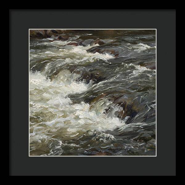 Raging White Water Rapids