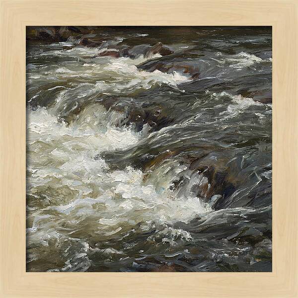 Raging White Water Rapids