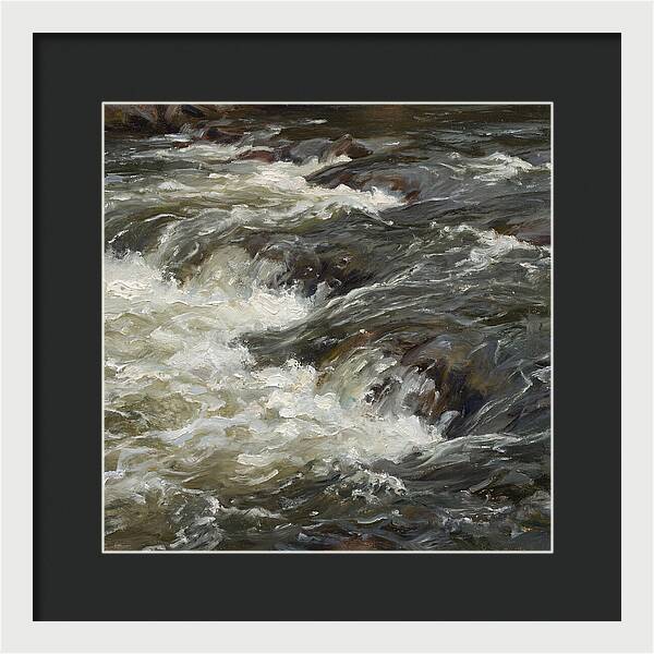 Raging White Water Rapids
