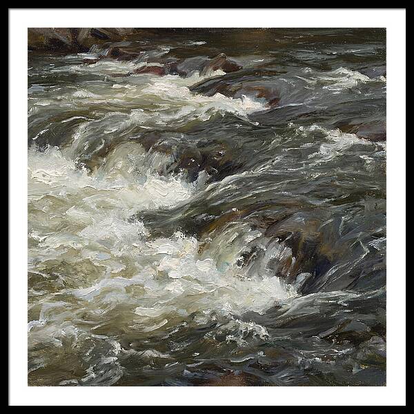 Raging White Water Rapids