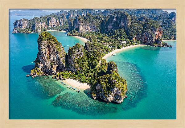 Railay Peninsula From Above