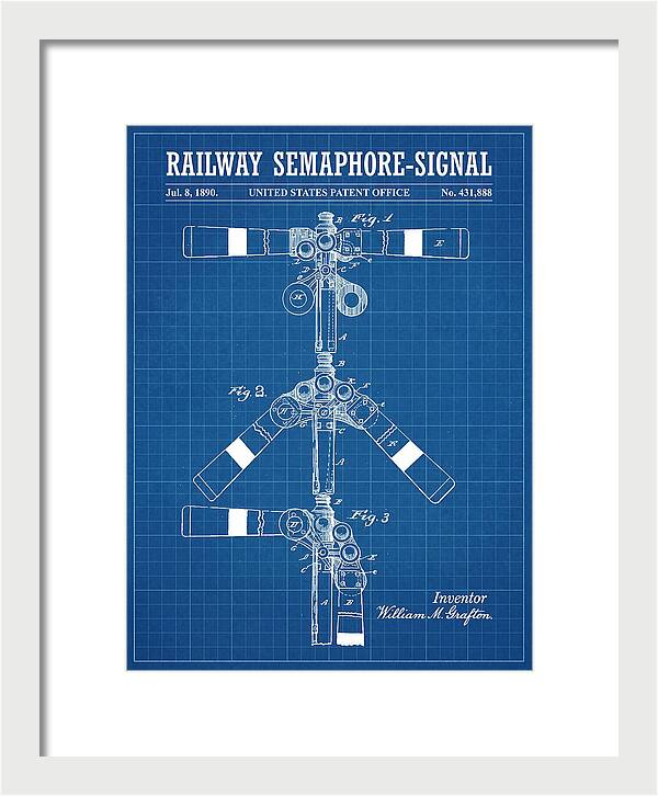 Railway Semaphore Signal Blueprint Patent Us431888