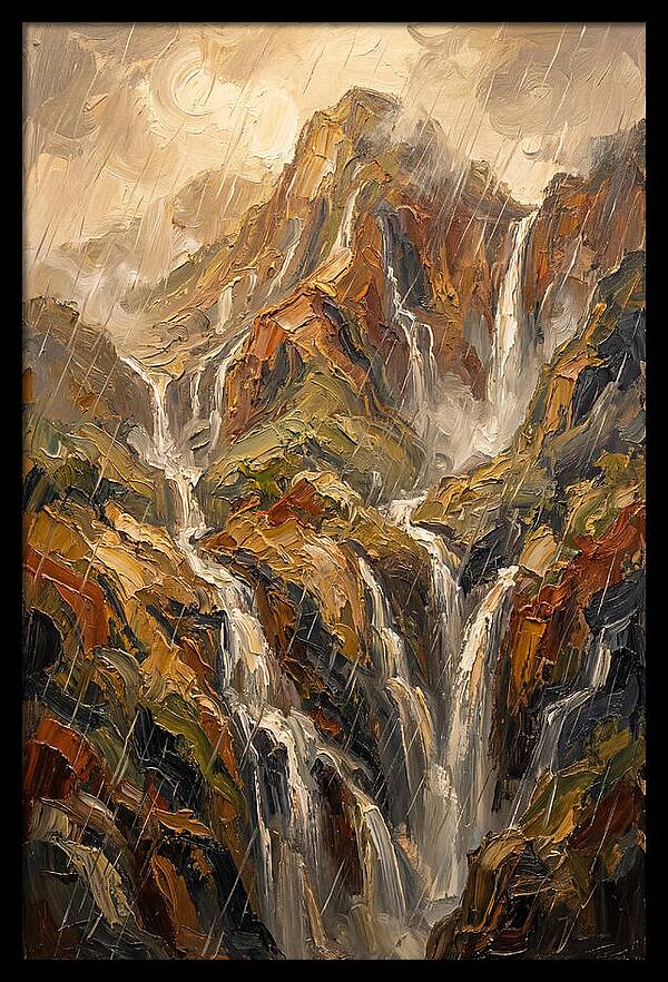 Rain Soaked Tropical Mountain