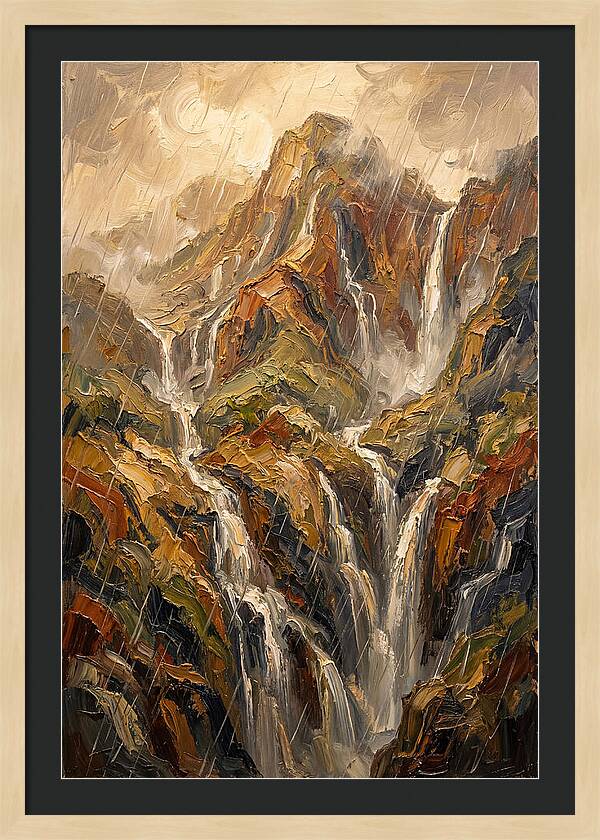 Rain Soaked Tropical Mountain