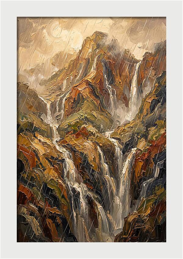 Rain Soaked Tropical Mountain