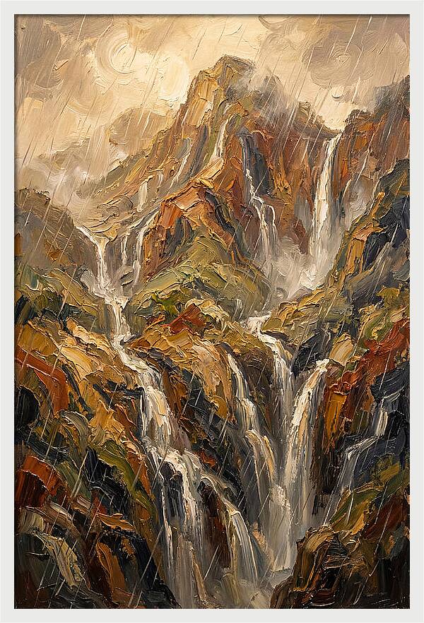 Rain Soaked Tropical Mountain