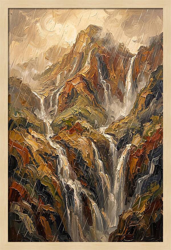 Rain Soaked Tropical Mountain