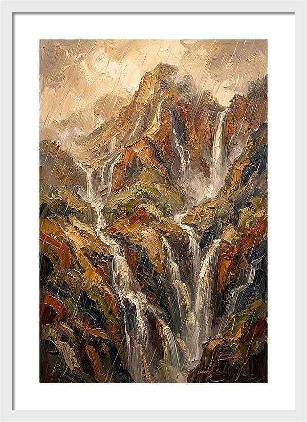 Rain Soaked Tropical Mountain