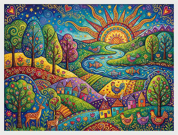 Rainbow Landscape Delight