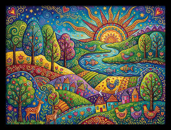 Rainbow Landscape Delight