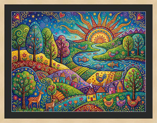 Rainbow Landscape Delight