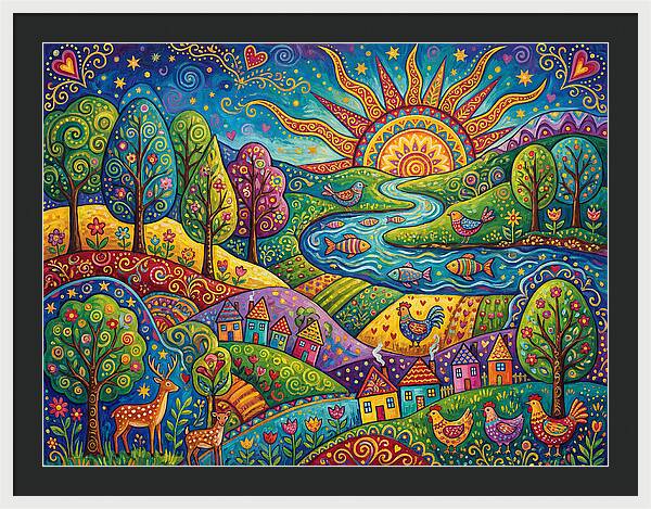 Rainbow Landscape Delight