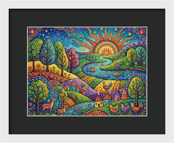 Rainbow Landscape Delight