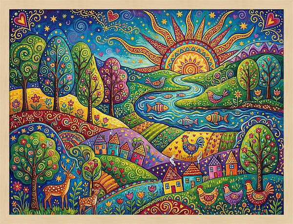 Rainbow Landscape Delight