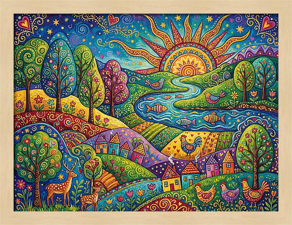 Rainbow Landscape Delight