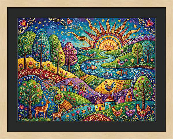 Rainbow Landscape Delight