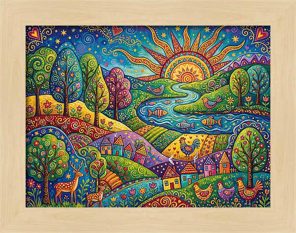 Rainbow Landscape Delight