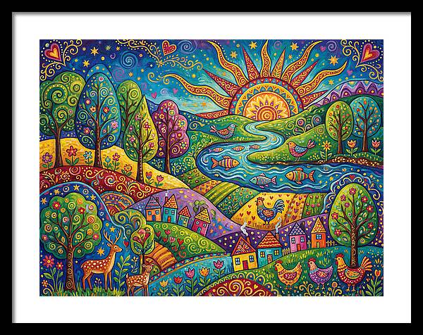 Rainbow Landscape Delight