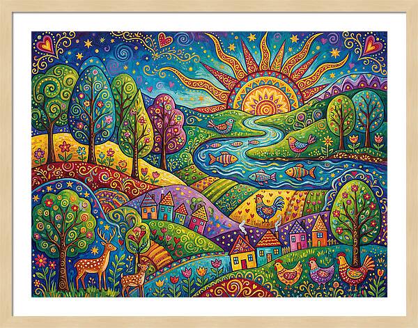 Rainbow Landscape Delight