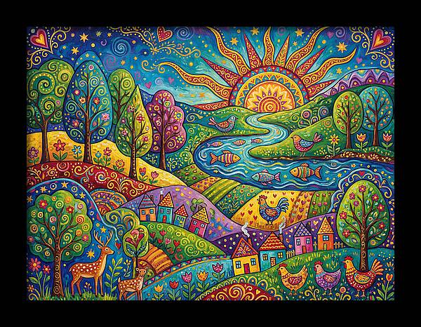 Rainbow Landscape Delight