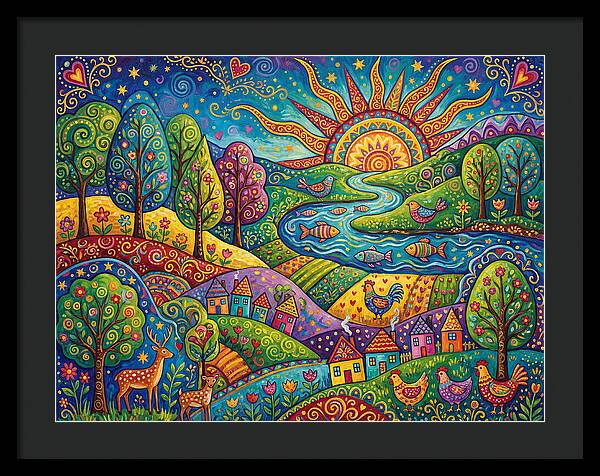 Rainbow Landscape Delight