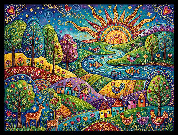 Rainbow Landscape Delight