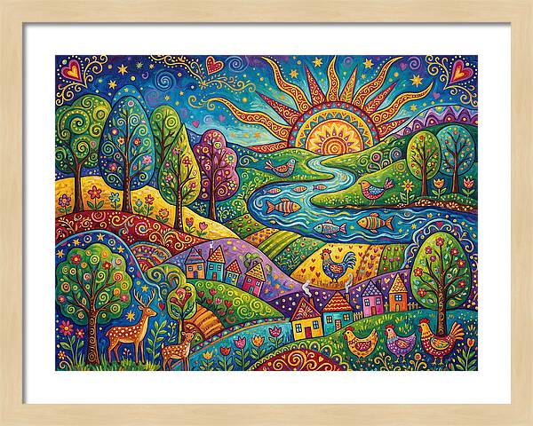 Rainbow Landscape Delight