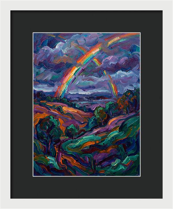 Rainbow Landscape Serenity