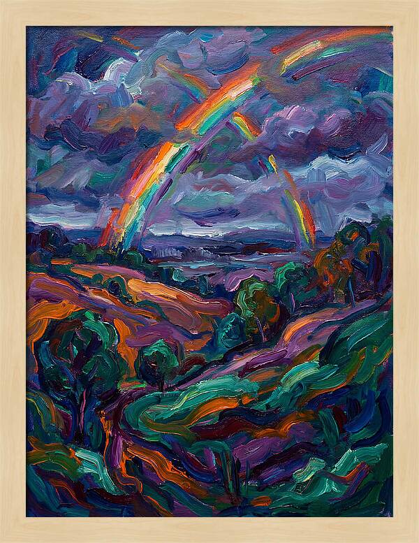 Rainbow Landscape Serenity
