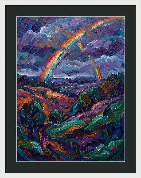 Rainbow Landscape Serenity