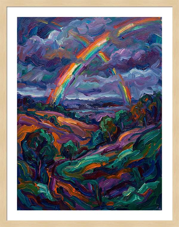Rainbow Landscape Serenity