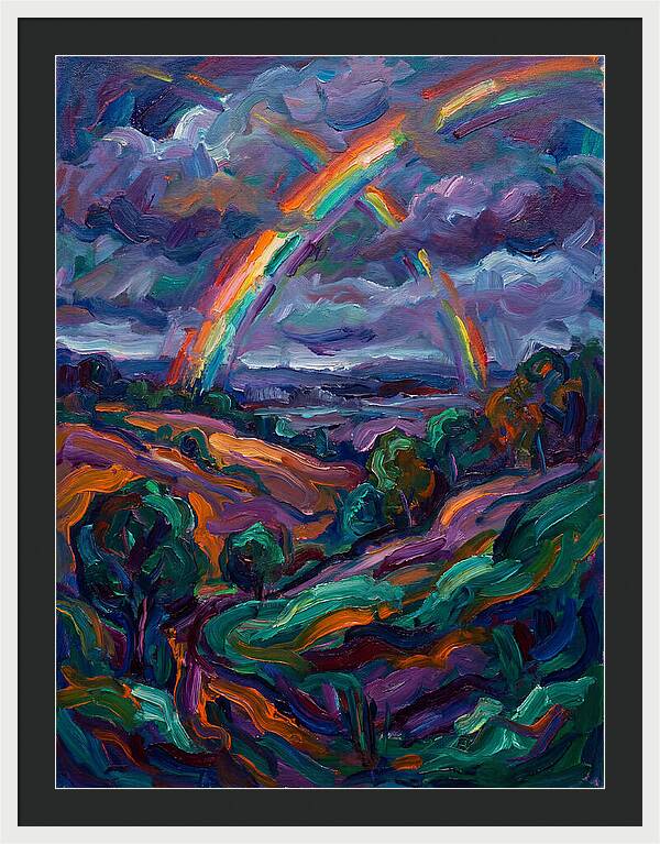 Rainbow Landscape Serenity