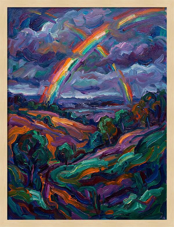 Rainbow Landscape Serenity