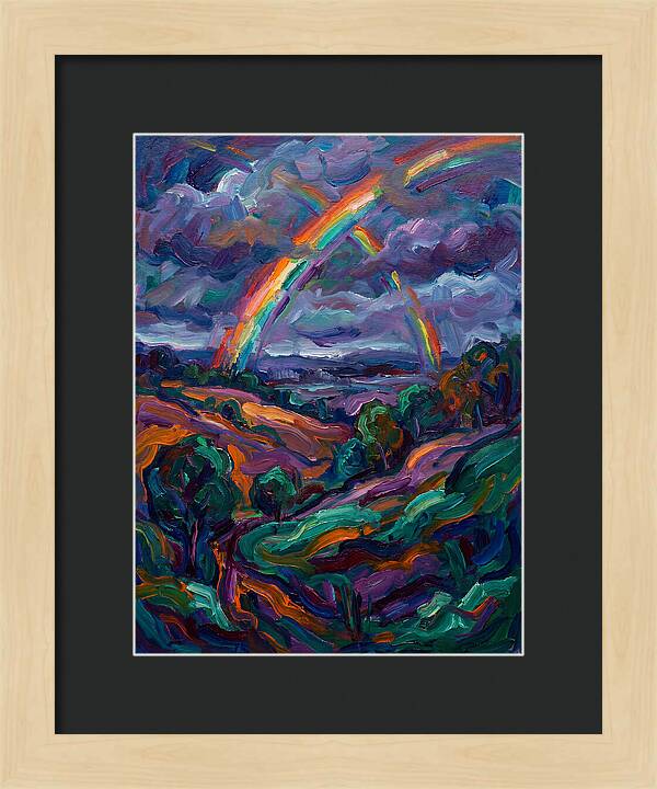Rainbow Landscape Serenity