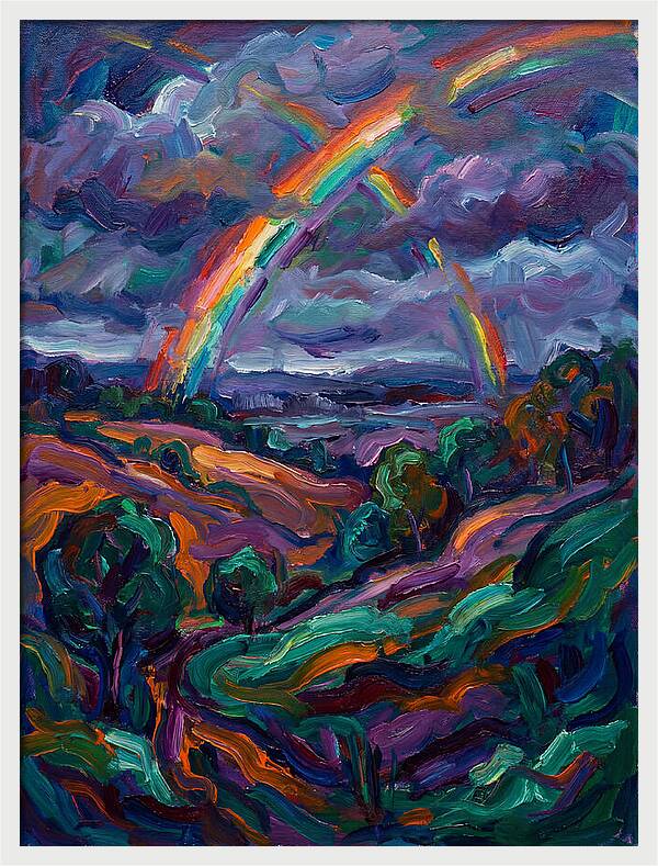 Rainbow Landscape Serenity