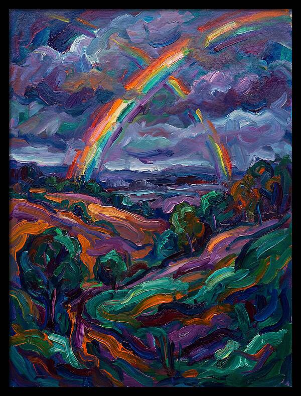 Rainbow Landscape Serenity