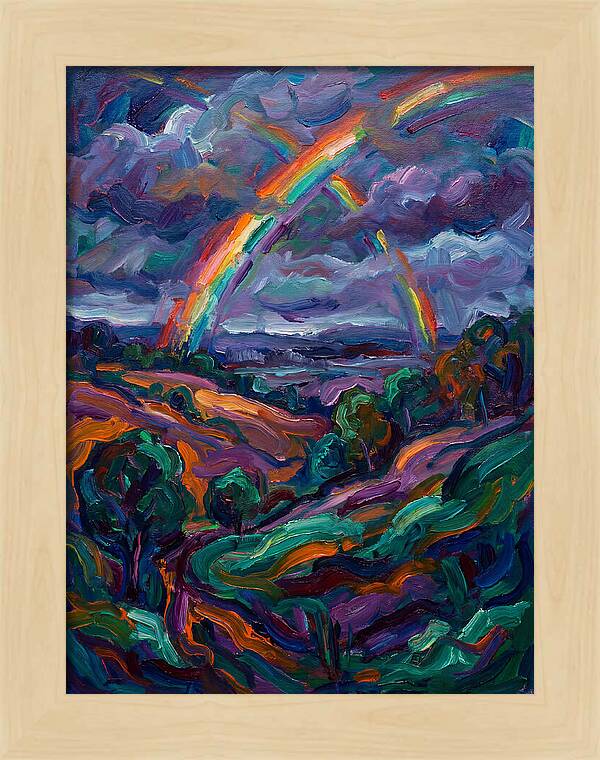 Rainbow Landscape Serenity