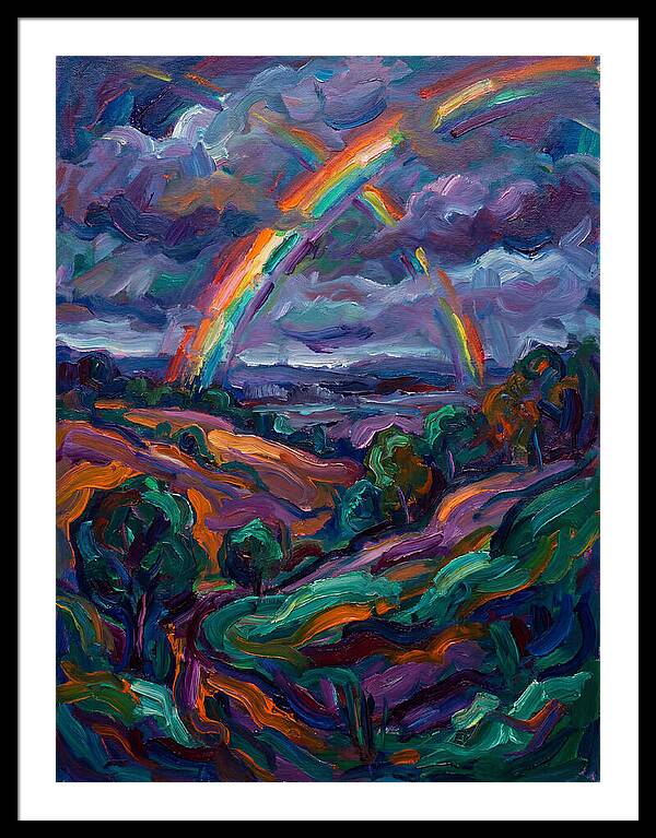 Rainbow Landscape Serenity