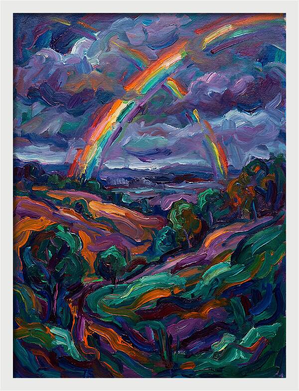 Rainbow Landscape Serenity