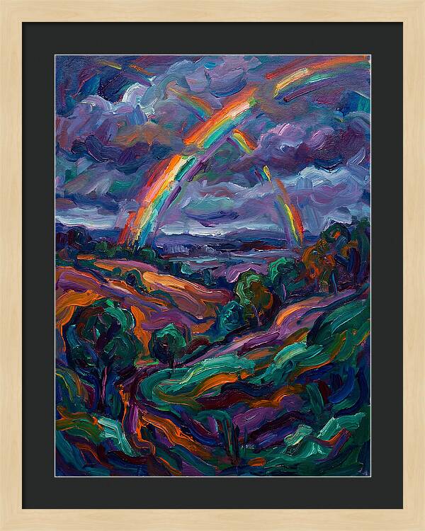 Rainbow Landscape Serenity