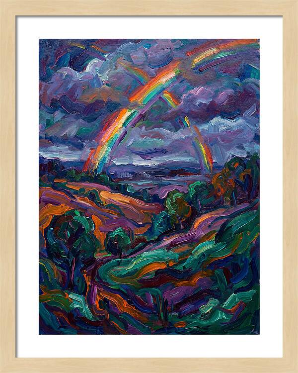 Rainbow Landscape Serenity