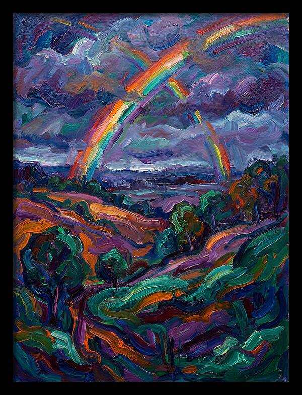 Rainbow Landscape Serenity
