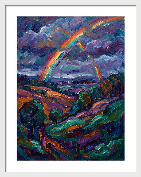 Rainbow Landscape Serenity