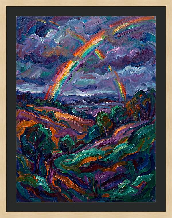 Rainbow Landscape Serenity